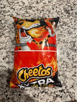 Error bag of hot Cheetos