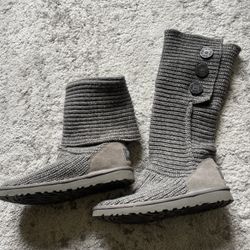 Ugg Women  Knitted Boots Size US 8