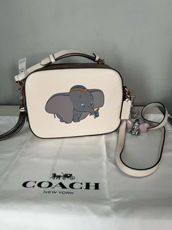 Disney X Coach Limited Edition Camara Bag with Dumbo & Dumbo Charm Set