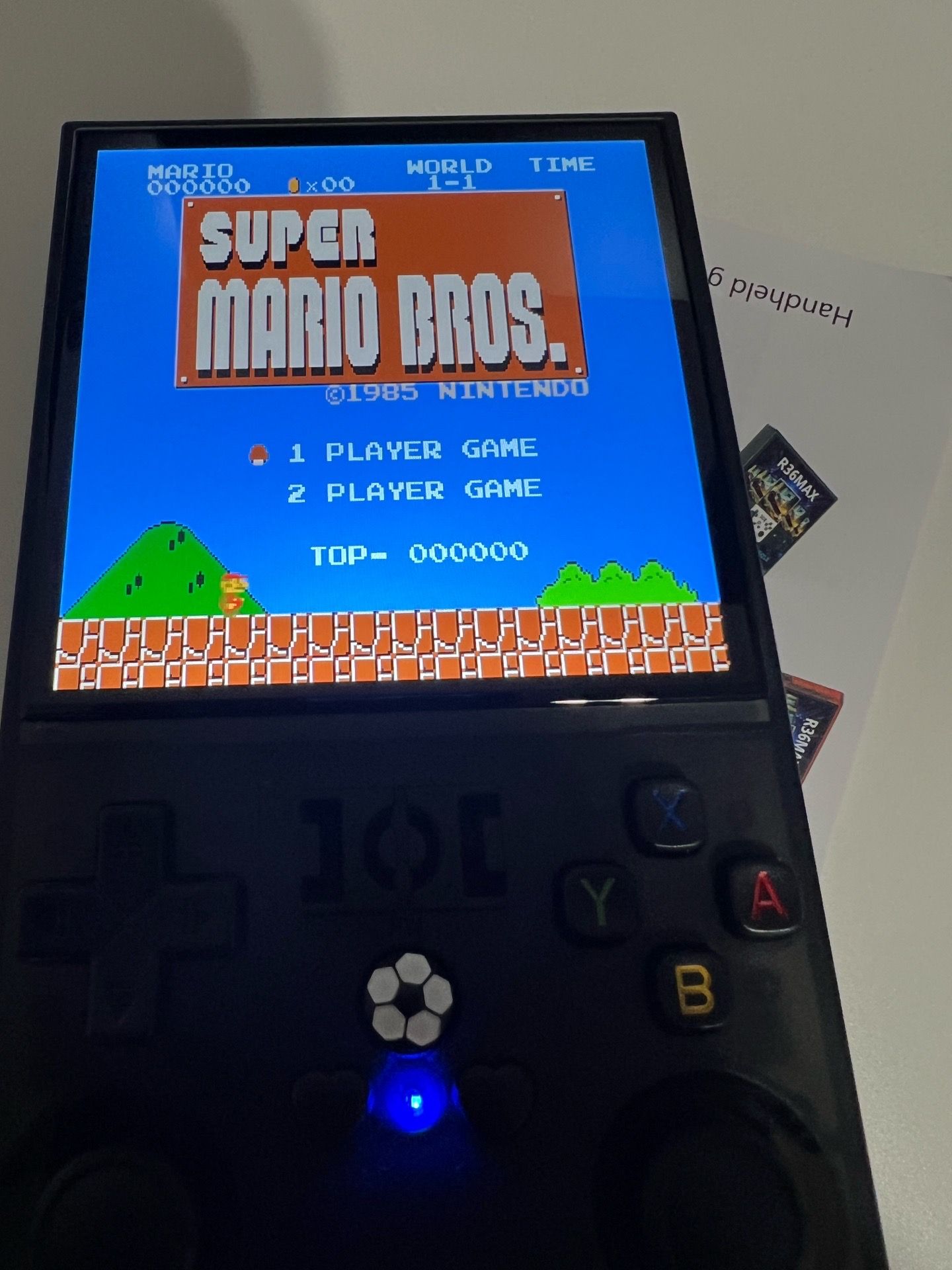 R36MAX Retro Handheld Game Console, 4.0-inch IPS HD Screen, 64GB Built-in 18,000+ Classic Games, Portable Retro Gaming Console with Open Source Linux