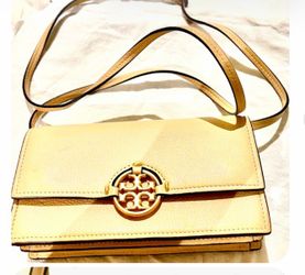 Tory Burch Cream Crossbody Bag – Gold Hardware