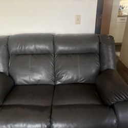 Gray Movie Theater Recliner Couches 
