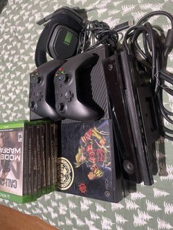 X Box One With Accessories And Games