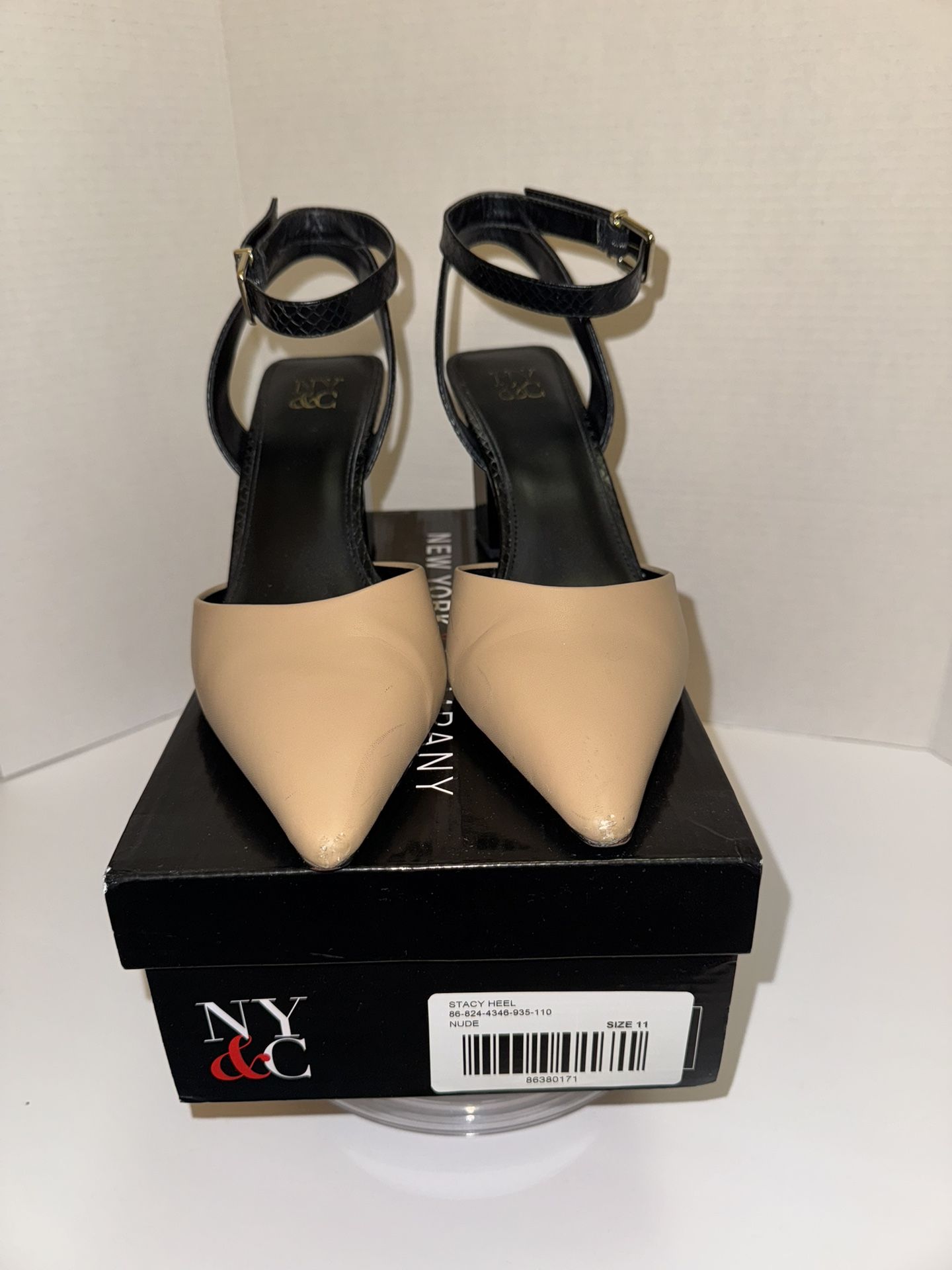 New York & Company Stacy Block Heel Pump