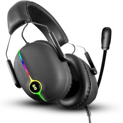 Unreleased Soundstage 7.1 Surround Sound Gaming USB Headphone with RGB