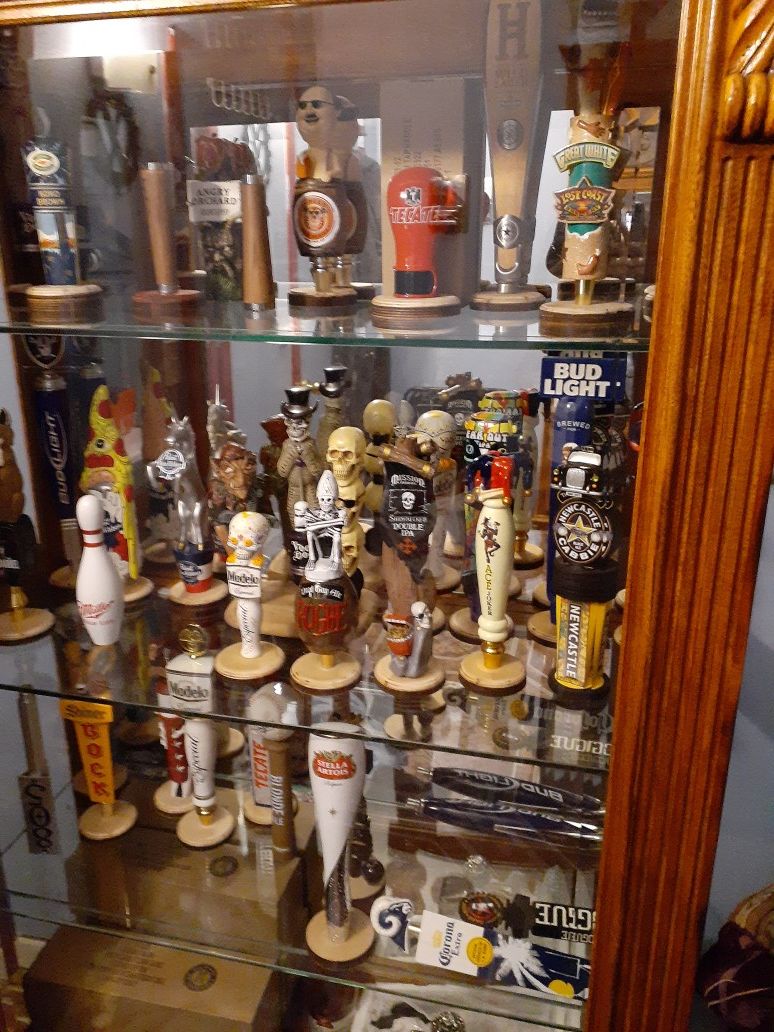 Tecate light tap handle