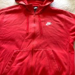 Red Nike Hoodie 