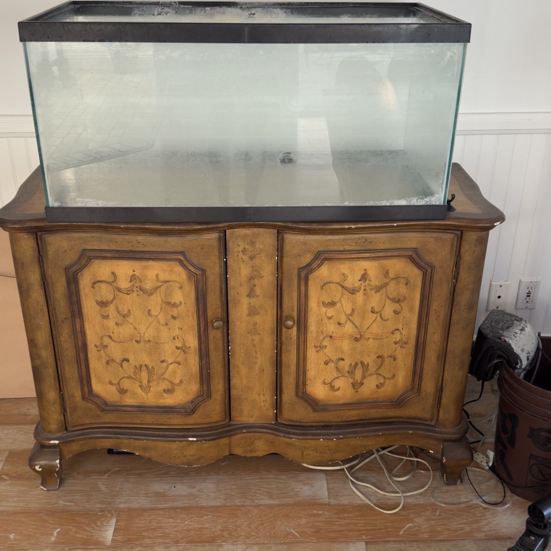 Fish Tank and Cabinet Stand 
