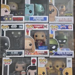 Lot Of 8 Funko Pops