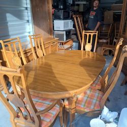 Dining Furniture Set With Hutch And Buffet 