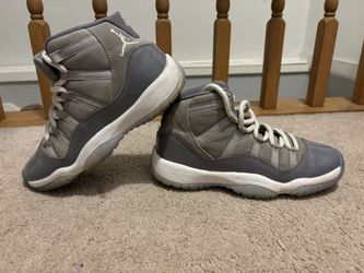 Jordan 11, Cool Grey, Youth 4.5