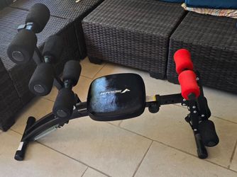 MERACH Multi-Functional Adjustable Ab Machine Workout Bench Sit Up Machine Push Up Exercise Chair for Home Gym