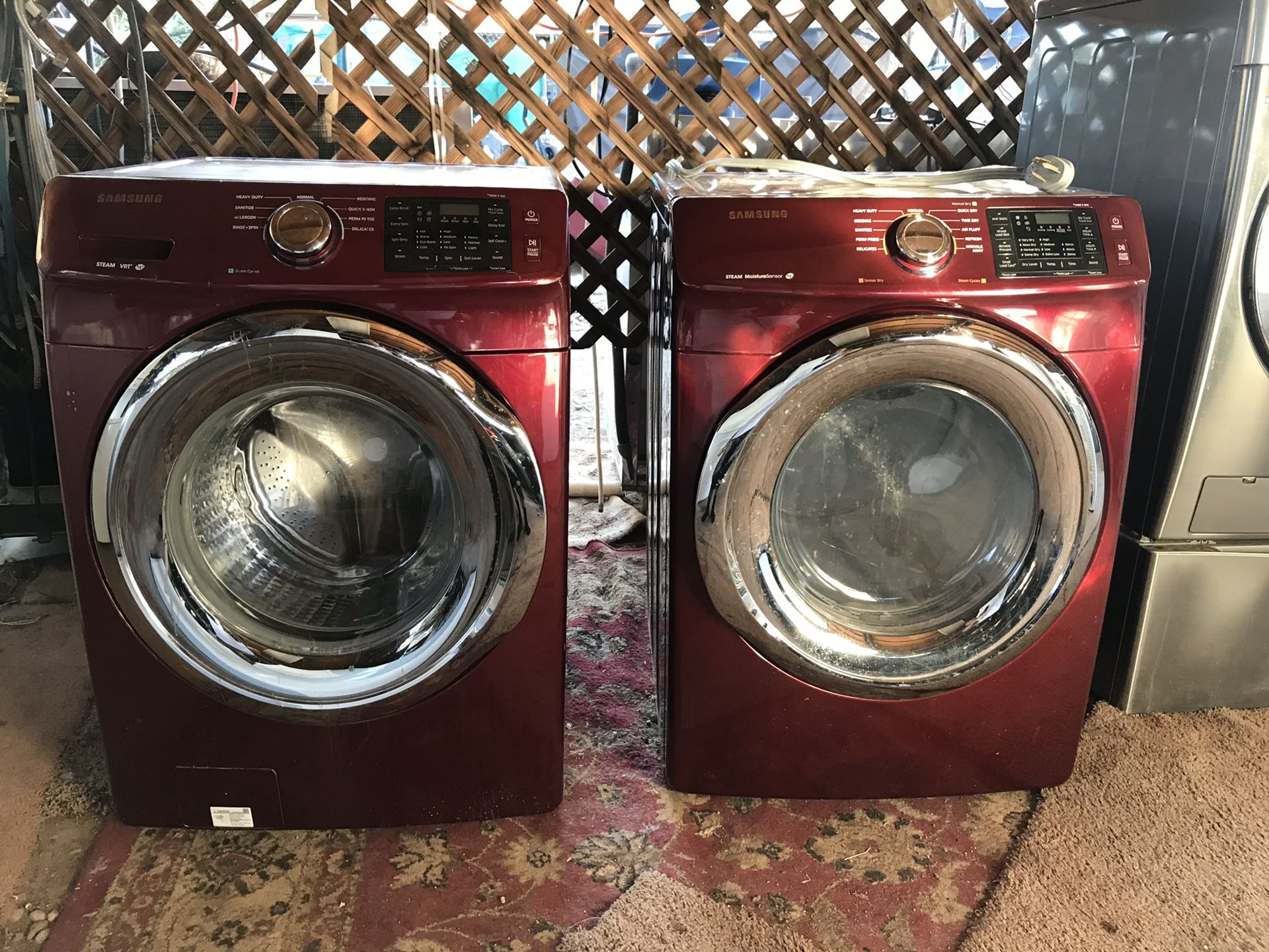 (Red) Samsung Washer & Dryer Set for Sale in Phoenix, AZ OfferUp