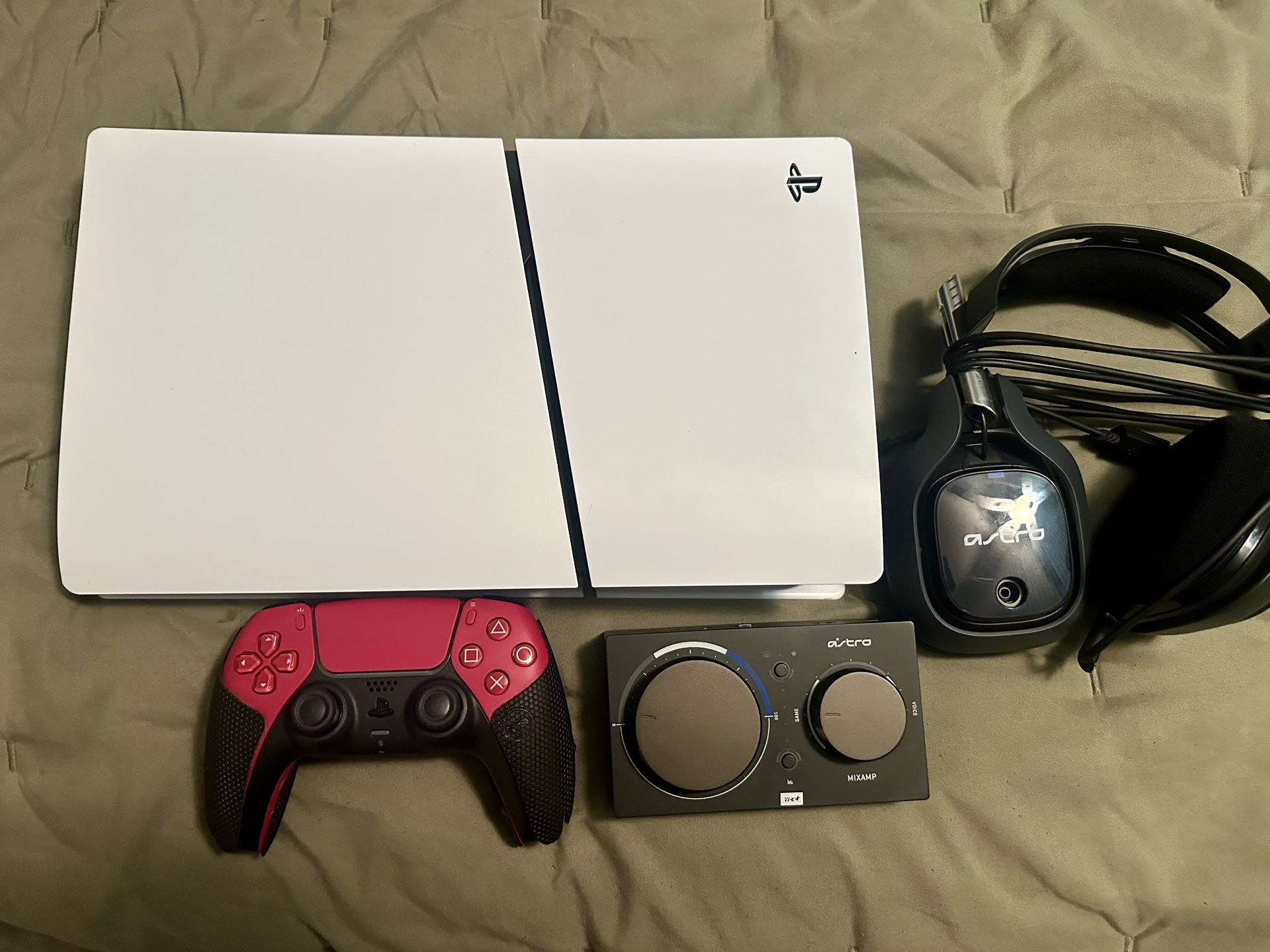 PS5 Digital With Astro A40 Headset W/ Mixer