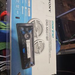 Sony Bluetooth USB Aux Stereo With 6.5 Inch Speakers.  