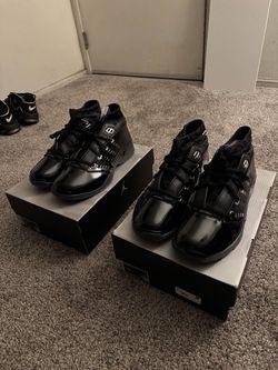 JORDAN 17 (Low) Black  Patent