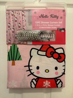 Hello Kitty 13PC Shower Curtain Set