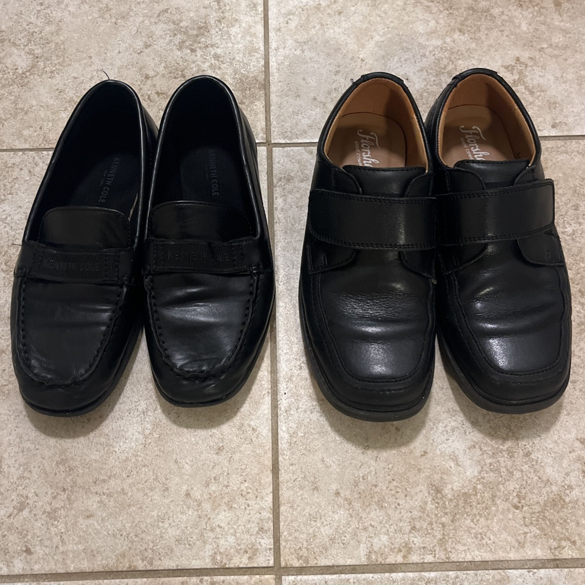 Boys Black Dress Shoes