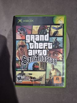 Original Xbox grand theft auto San Andreas