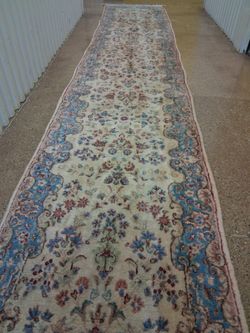 Authentic Persian Area Runner – 20' × 2'6"