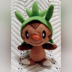 Chespin Plush Pokemon Nintendo 9&quot; Stuffed Toy 2015 Tomy Game Freak 