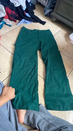green baggy jeans size 5/27