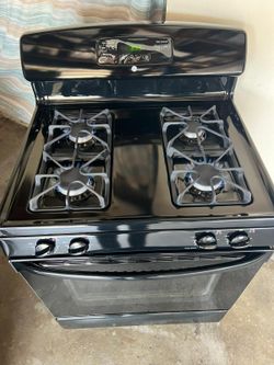 Ge gas stove 4 Burners Oven Working Everything Perfect Condition 👌