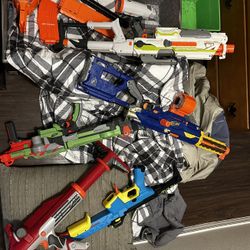 nerf guns! 