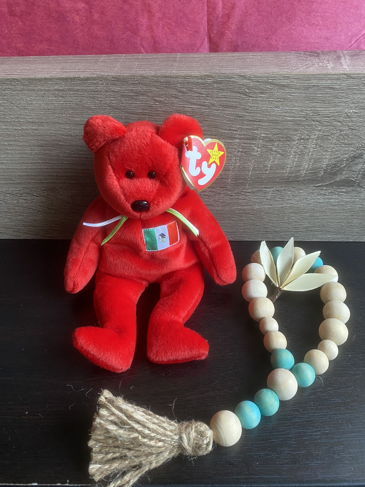 TY Beanie Baby - OSITO the Mexician Bear (USA Exclusive) 
