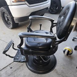 Black Barber Chair
