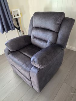 Brand New Power Recliner Chair Grey Super Soft & Smooth $299