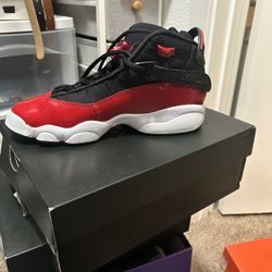 Jordan 6 Rings Red Size 4.5 Kids 