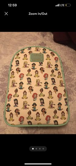Loungefly Mini Princess Chibi Backpack With Wallet