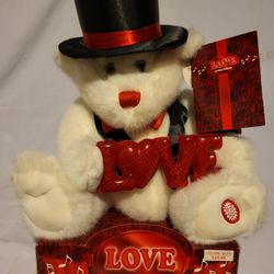 Tell Them How You Feel! - L*O*V*E Plush Bear In a Tuxedo.