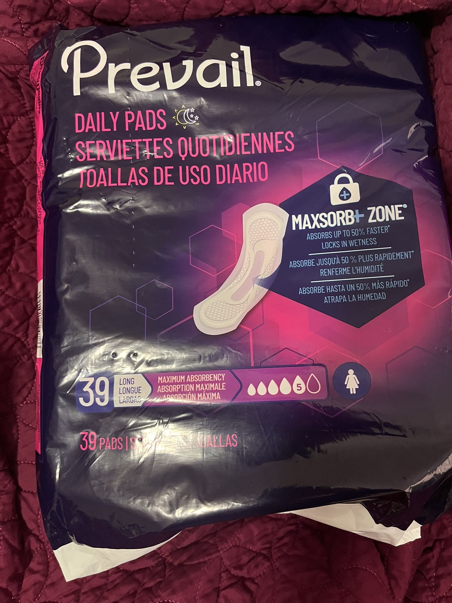 Prevail Daily Incontinent Pads