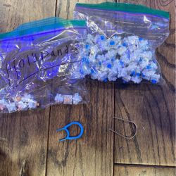 Computer keyboard holy panda and blue switches