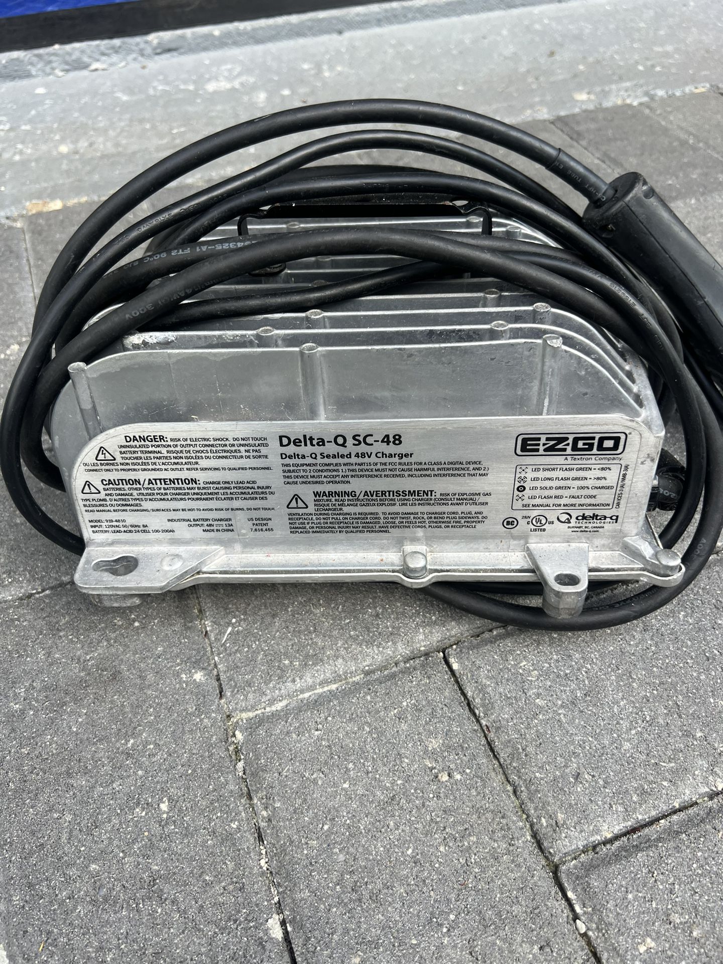E Z Go Delta Q SC 48 Golf Cart Charger