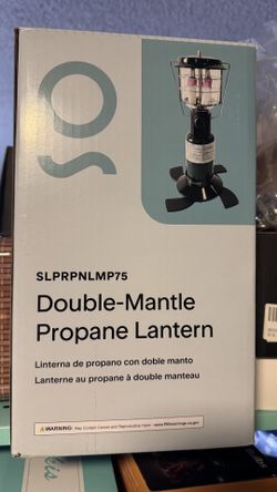 Old School Vibes but brand NEW propane camping lantern