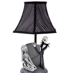 Tim Burton's The Nightmare Before Christmas Jack And Sally 15 Inch Table Lamp