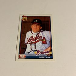 Bobby Cox 1991 Topps Card #759