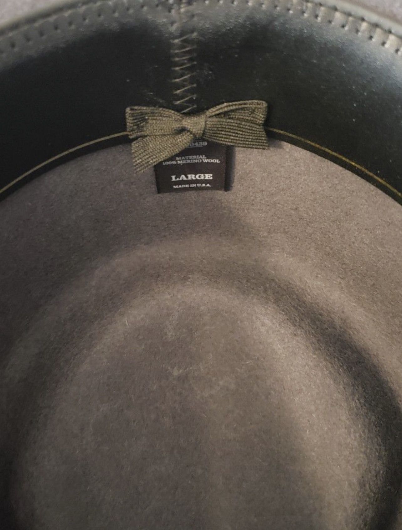 Goorin Bros River Gray Fedora (Size Large)