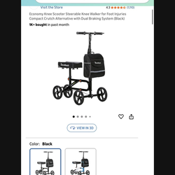 Medical knee scooter