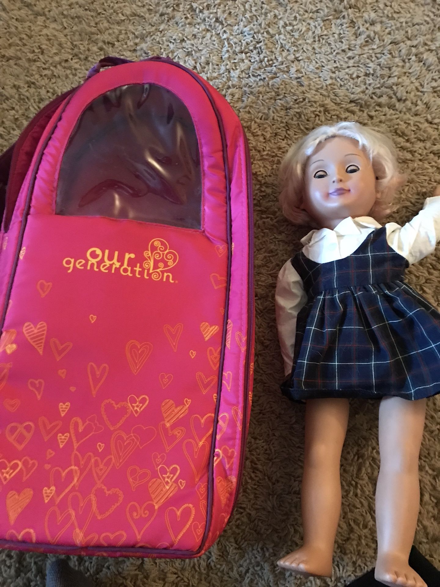 Our Generation Doll & Carrying Case