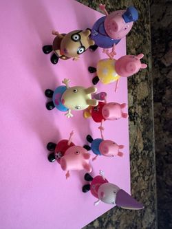 Peppa Pig Figure Lot 8