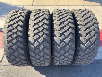 4 Firestone MT tires 255/75/17 around 70% life