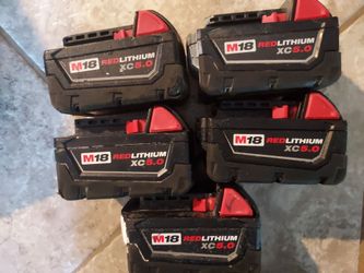 MILWAUKEE  M18 Red Lithium  XC 5.0