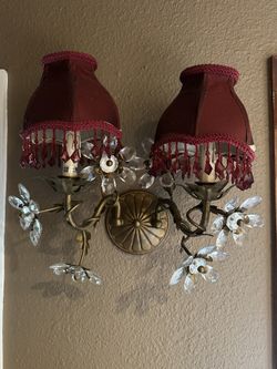 Vintage wall scones