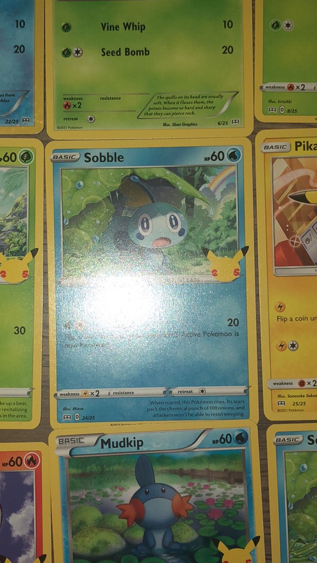Pokémon 25th Anniversary Cards McDonald’s Lot