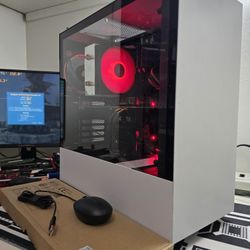 Gaming pc desktop computer intel i7-7700k, rtx 2070 super, 16 gb ram, nvme, nzxt, wifi bundle 