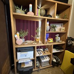 Oak Shelving Unit - Bookcase - Plant Stand